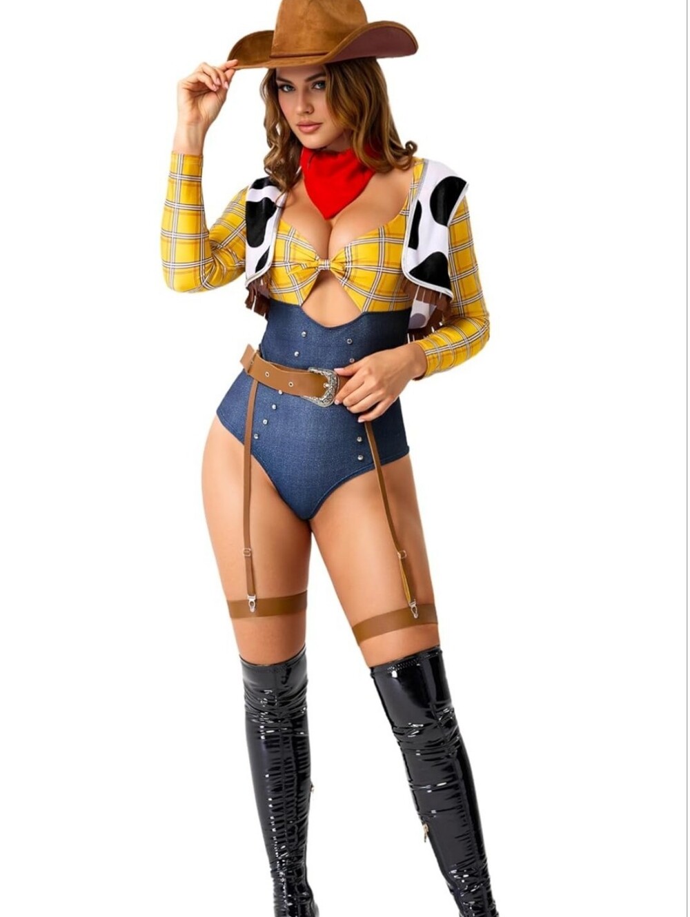 Cowgirl Costume Women, Cowgirl Movie Character Costume for Halloween Cosplay